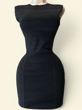 Ted baker lClassic Black Sculpted Bodycon Dress - Women